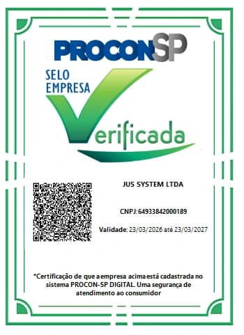 Certificado do Procon com QR Code